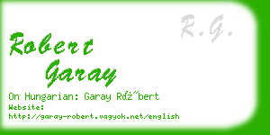 robert garay business card